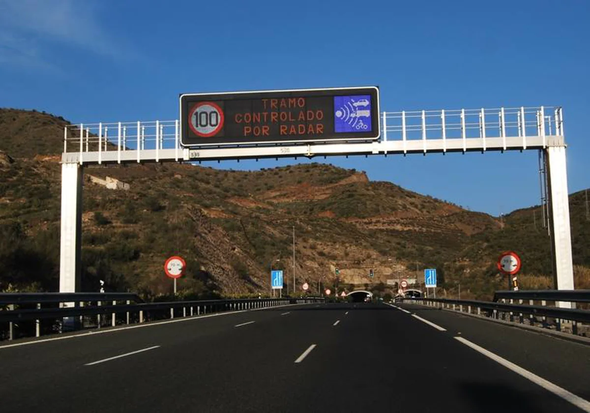 Lanes closed on Axarqu a section of A 7 coastal motorway Sur in